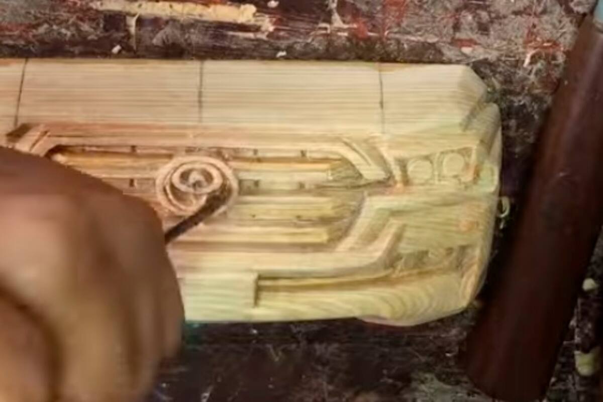Construye alucinante réplica en miniatura de un Toyota Land Cruiser con tablas