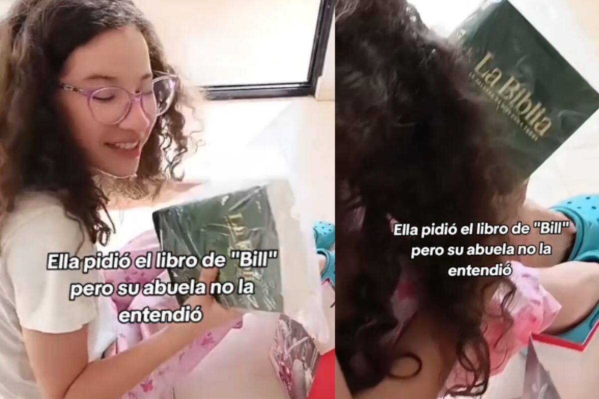 Pide de regalo “El Libro de Bill” pero su abuela entendió “La Biblia”