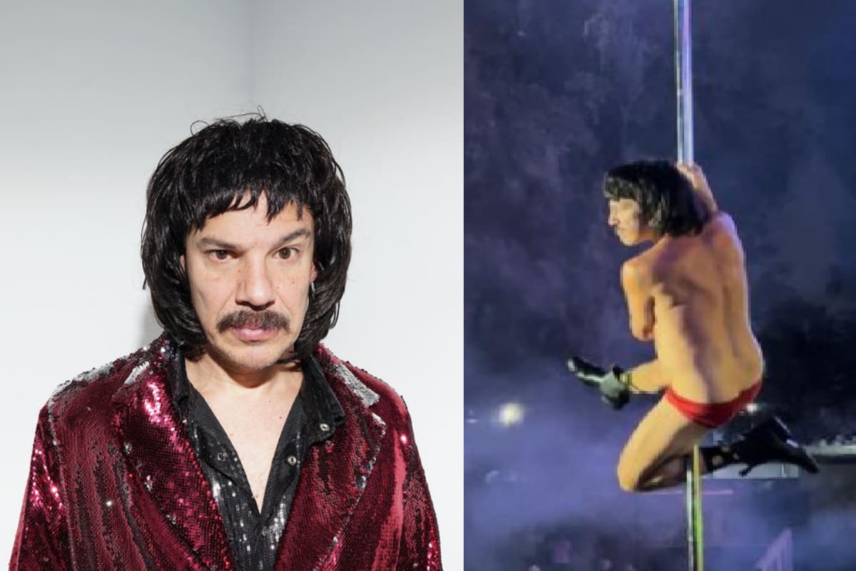 ¡Se desnuda en el escenario! Critican a Silverio por quitarse la ropa en EDC