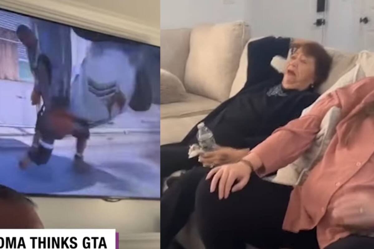 Abuela cree que GTA es un noticiero en tiempo real: ¡mira su reacción!