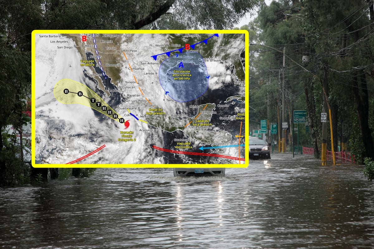 Los estados a los que les esperan fuertes lluvias entre el jueves y viernes; alertan por posible nuevo ciclón
