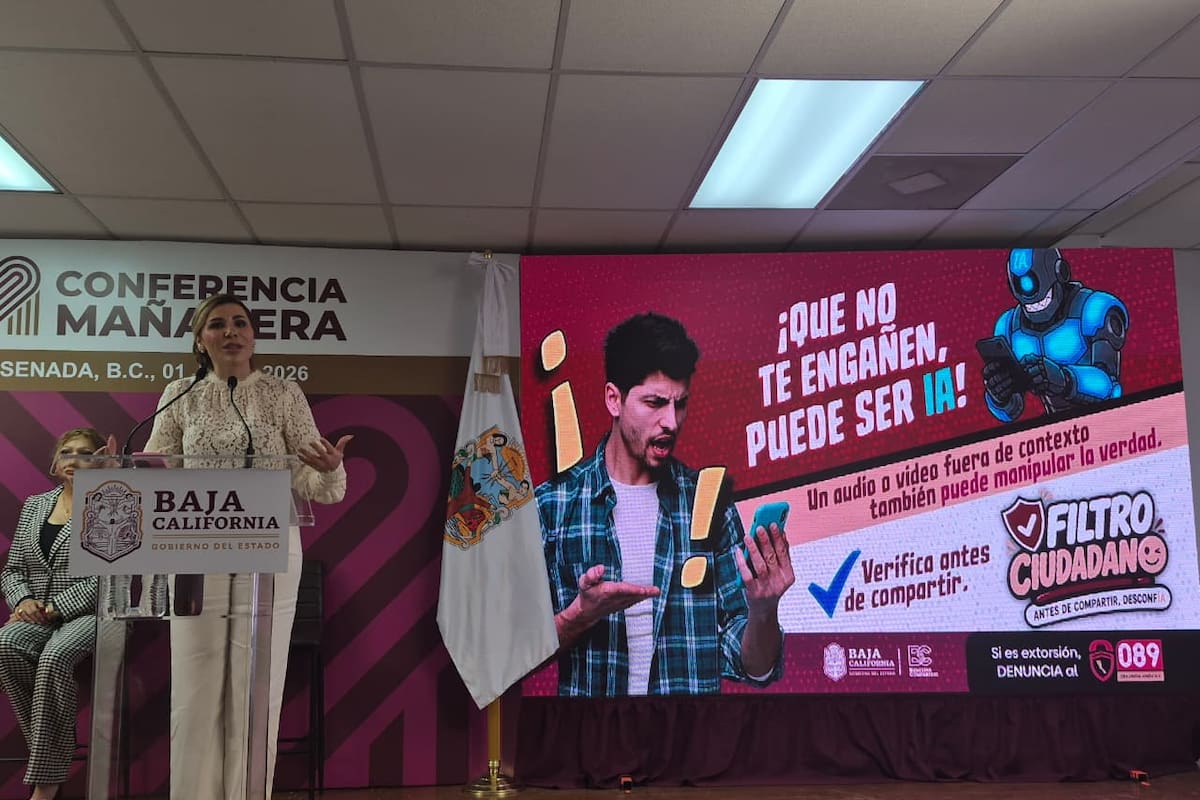 Gobernadora alerta por videos falsos creados con Inteligencia Artificial y llama a no difundirlos