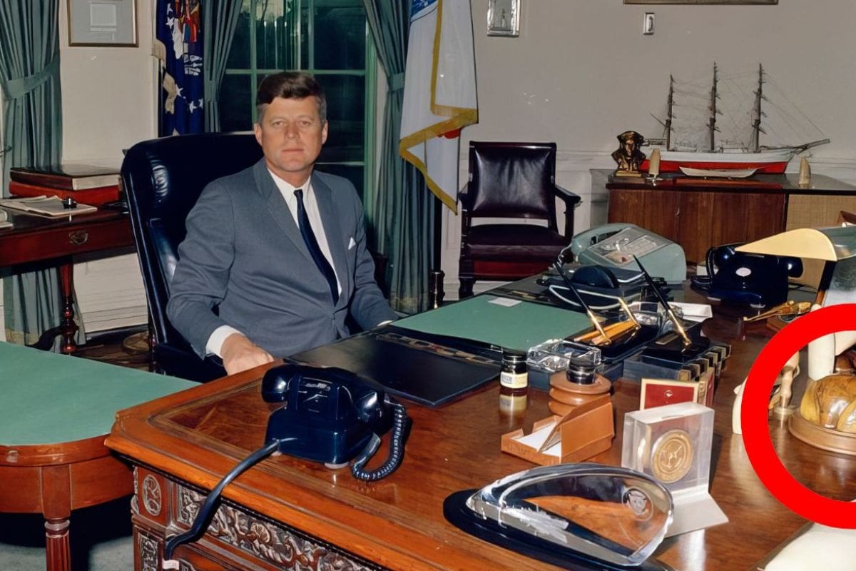 ¿Por qué John F. Kennedy tenía un coco en su escritorio?
