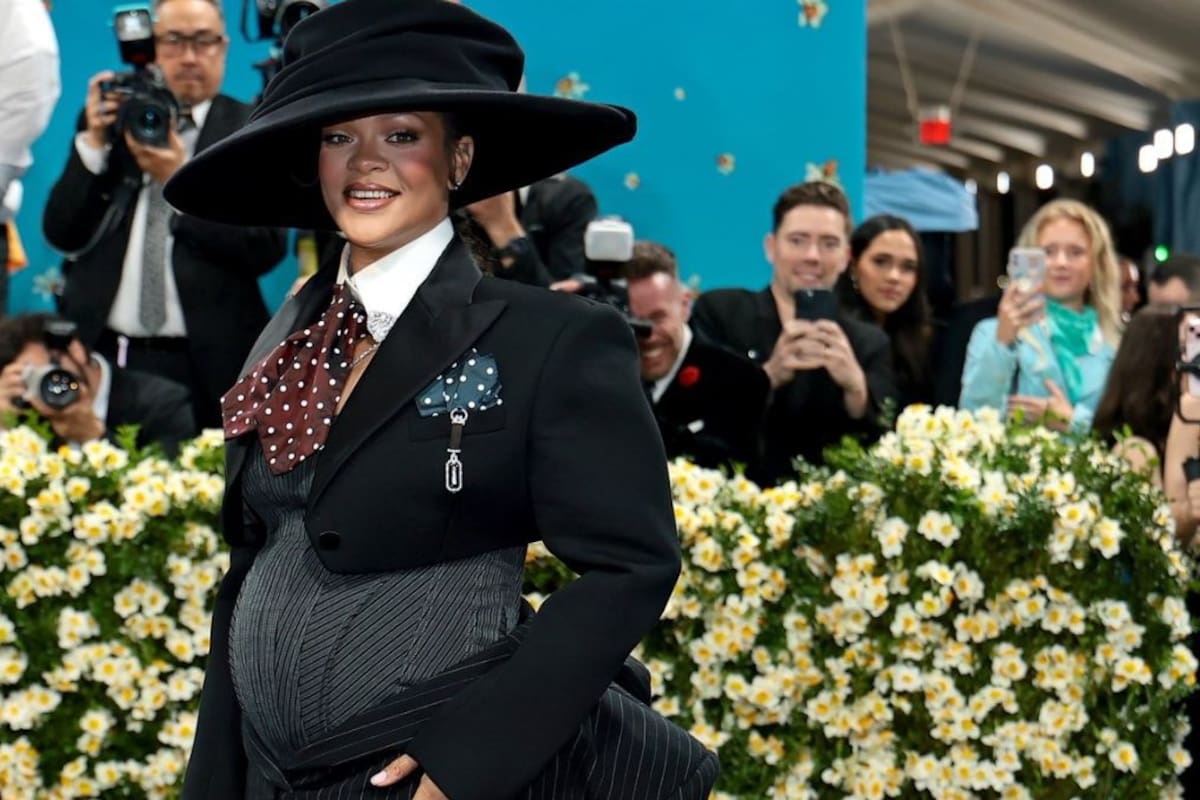 Rihanna anuncia embarazo durante MET Gala 2025 ¿Cuántos hijos tiene y cómo se llaman?