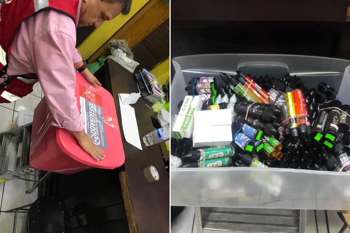 Cierran comercio por vender cigarros electrónicos y equipo de vapeo