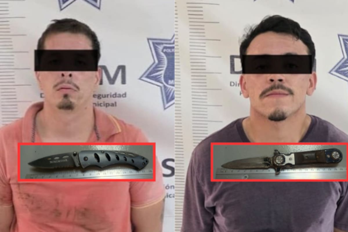 Capturan a dos presuntos responsables de múltiples robos a grandes comercios de Mexicali