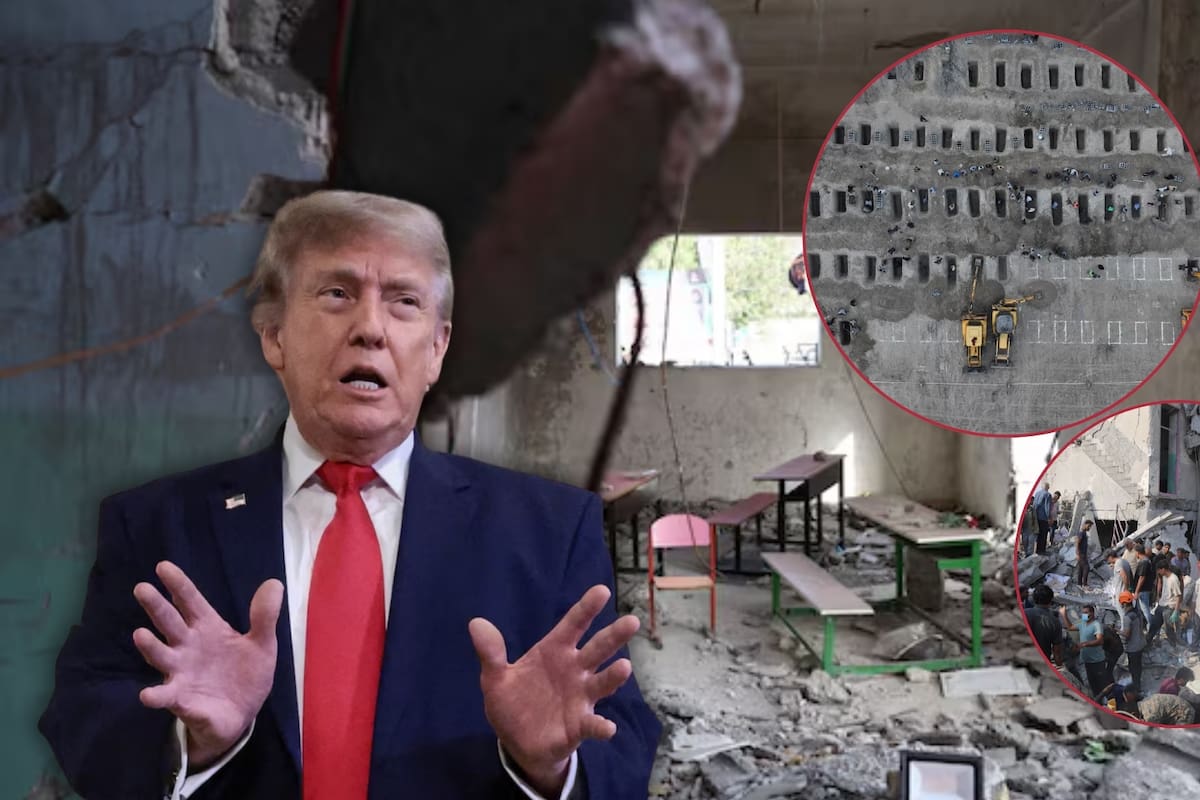 Trump dijo que quizás nunca se sepa quién tuvo la culpa del ataque contra una escuela de niñas en Irán, mientras el Pentágono mantiene abierta la investigación