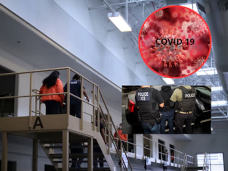 Brote de Covid-19 en centro de detención de ICE de California; ICE niega liberaciones pese al aumento de casos