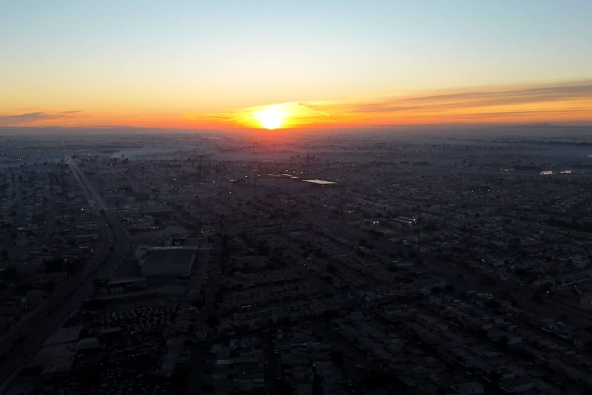 Mexicali con alerta de contaminación toda la semana