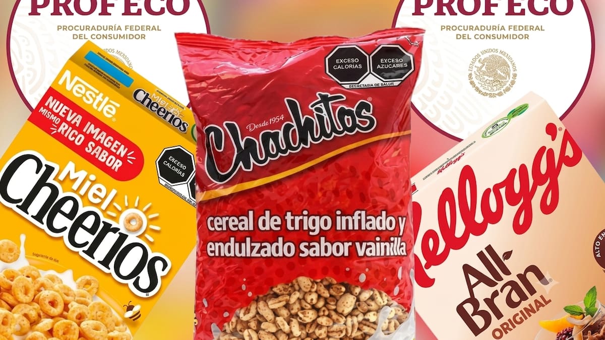 Profeco analiza diferentes tipos y marcas de cereales y concluye que Chachitos, All-Bran y Cheerios son las opciones más saludables del mercado