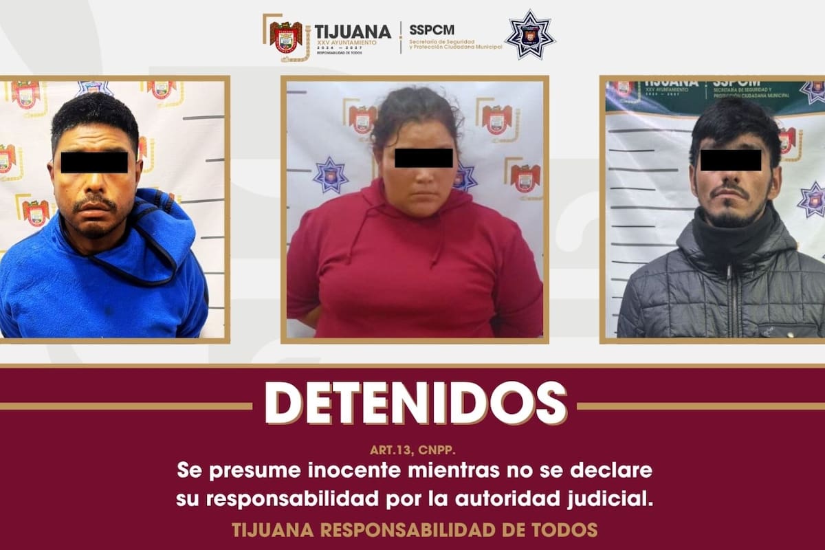Detienen a tres por delitos contra la salud