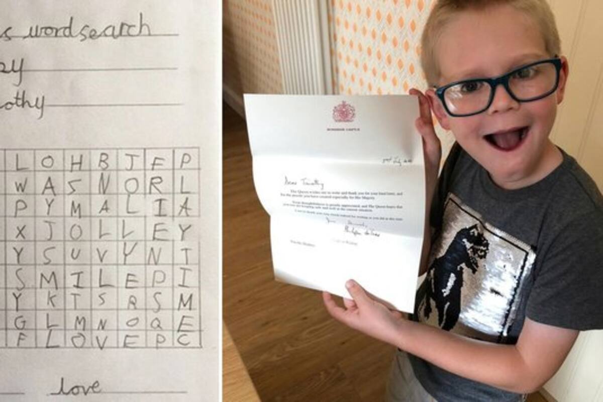 Niño inventa juego para animar a Isabel II durante la cuarentena