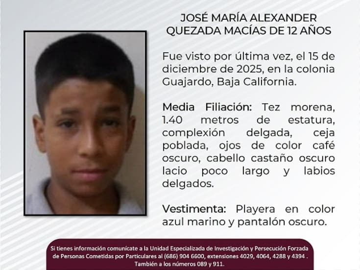 Buscan a menor de 12 años que salió del albergue en la colonia Guajardo