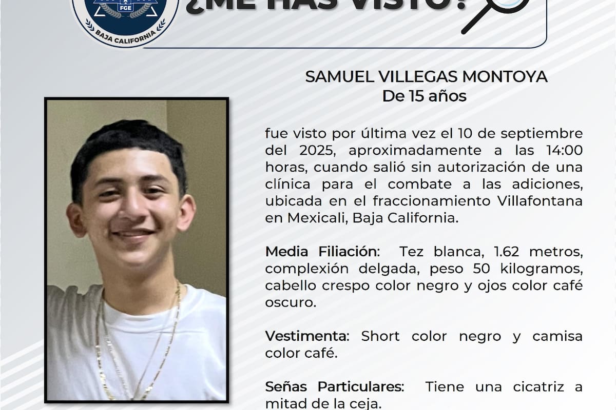 Buscan a Samuel Villegas Montoya