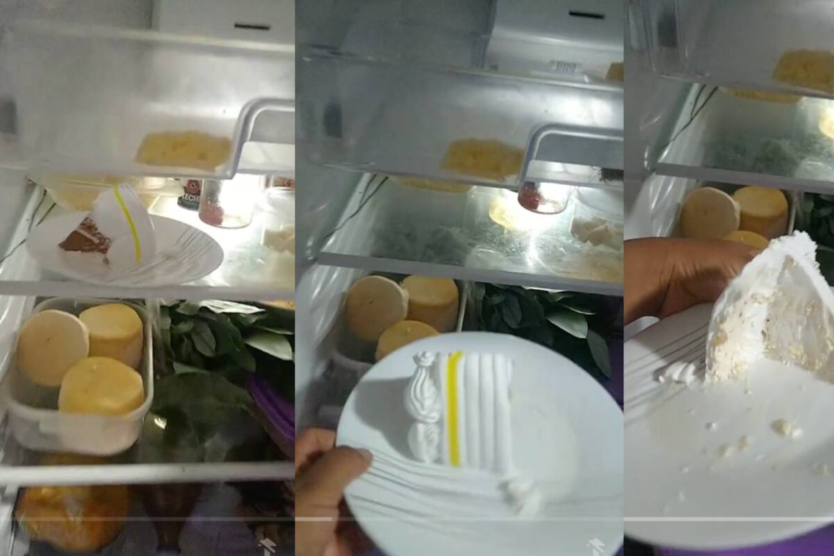 TikTok: joven guarda un trozo de pastel para comérselo después pero se lleva una ENORME sorpresa