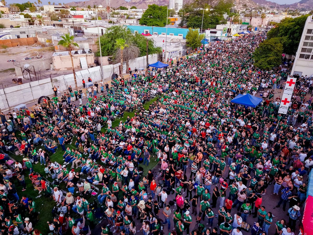 El convivio reunió a 6 mil 500 hermosillenses y concluyó con saldo blanco, de acuerdo con el Gobierno de Hermosillo. FOTO: ESPECIAL