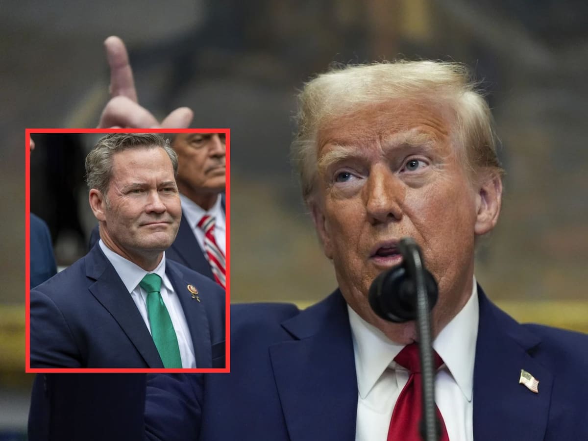 Donald Trump respalda a su asesor de Seguridad, Mike Waltz, tras filtración accidental a reportero sobre ataque a Yémen. | Crédito: AP