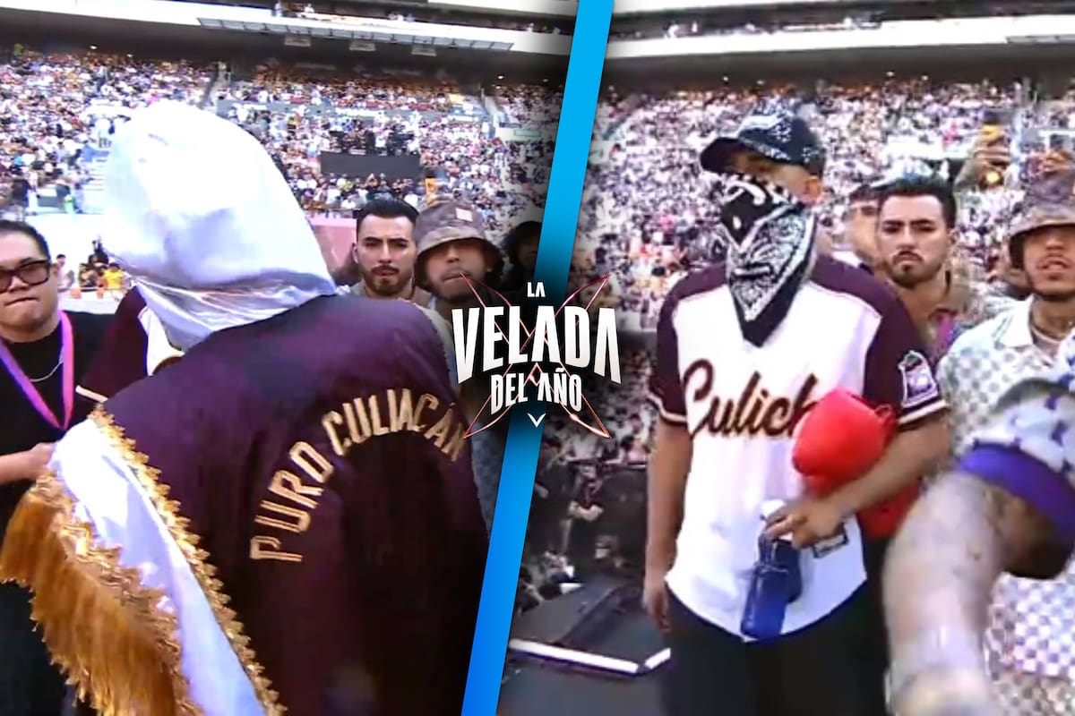 Jersey de los Tomateros de Culiacán aparece en La Velada del Año 5, el evento de boxeo organizado por Ibai Llanos en Sevilla, España