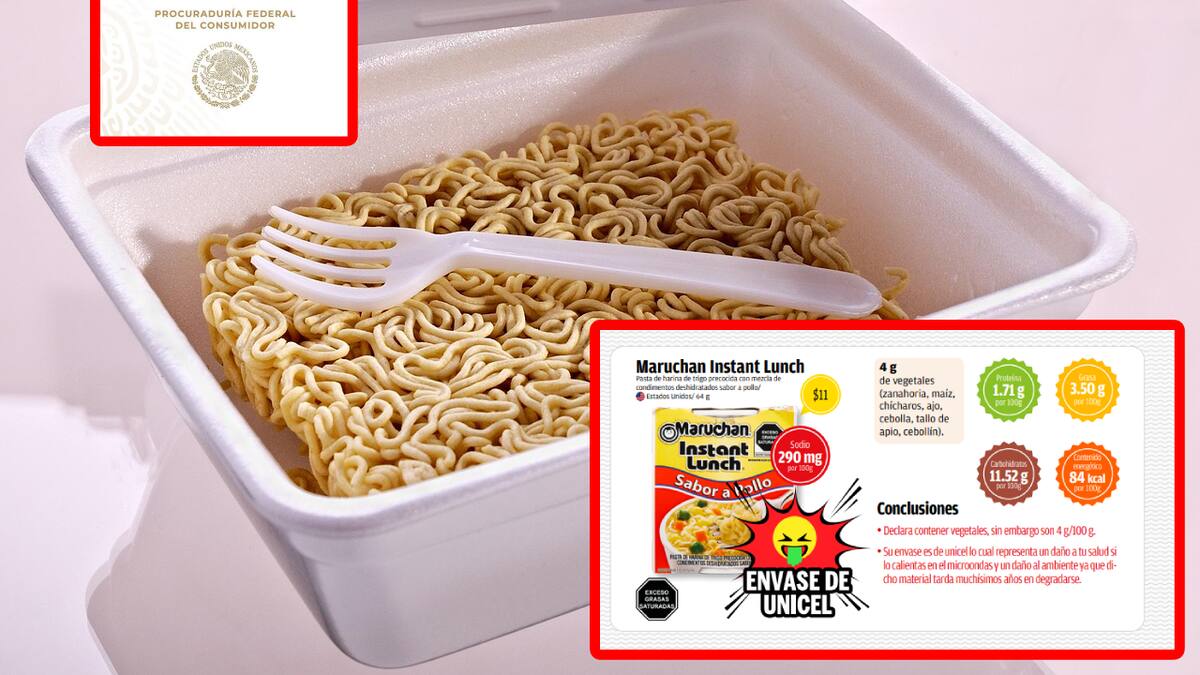 La razón poco conocida por la que la sopa Maruchan es peligrosa para la salud, según la Profeco