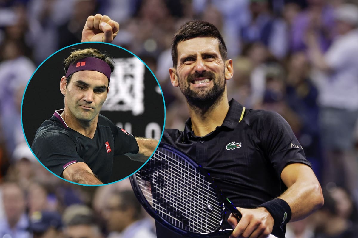 Novak Djokovic le arrebata otro récord a Roger Federer a los 38 años