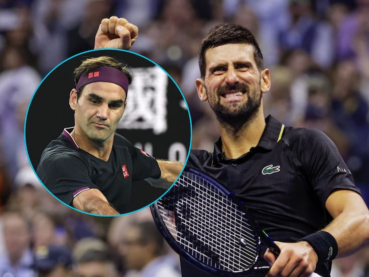 Novak Djokovic le arrebata otro récord a Roger Federer a los 38 años