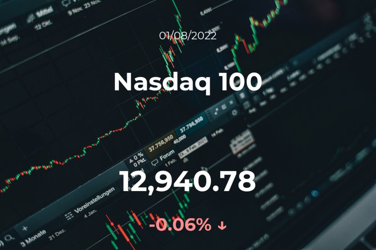 Cotización del Nasdaq 100 del 1 de agosto