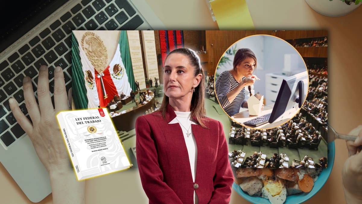 Jornada laboral de 40 horas: ¿Cuánto tiempo se te daría para comer en caso de ser aprobada la reforma a la Ley Federal del Trabajo? Foto: Especial