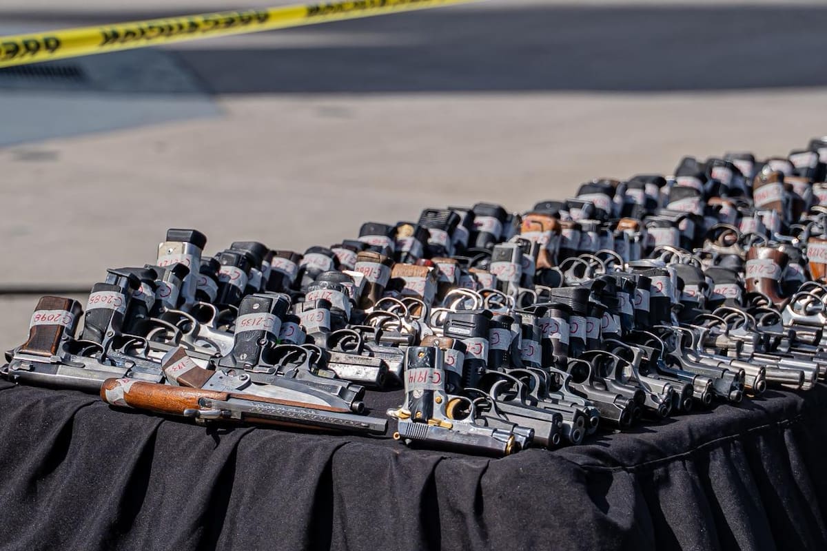 Destruyen más de mil 700 armas decomisadas en Tijuana