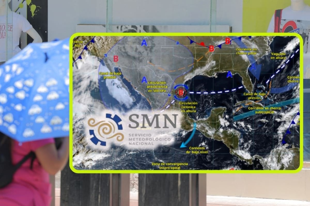 Circulación anticiclónica “sofocará” estas ciudades lunes y martes mientras nuevo frente frío se aproxima; SMN advierte temperaturas de hasta 45°C, lluvias fuertes, vientos con rachas de 80 km/h y heladas de -5°C en estas zonas