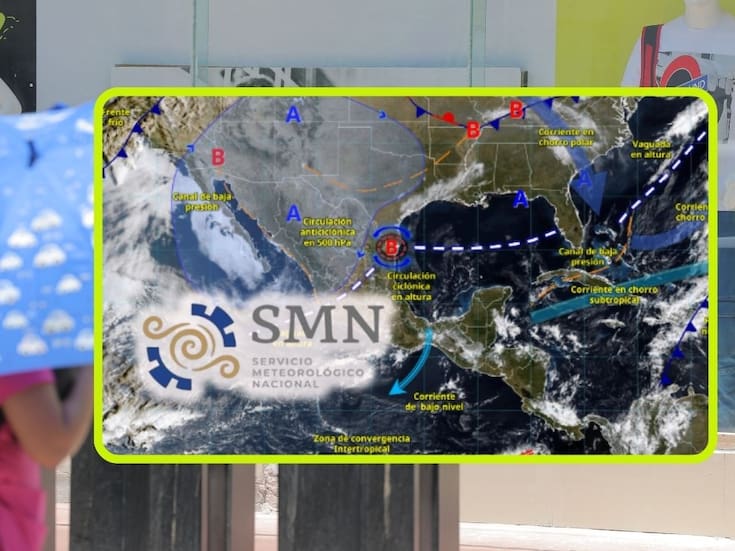 Circulación anticiclónica “sofocará” estas ciudades lunes y martes mientras nuevo frente frío se aproxima; SMN advierte temperaturas de hasta 45°C, lluvias fuertes, vientos con rachas de 80 km/h y heladas de -5°C en estas zonas