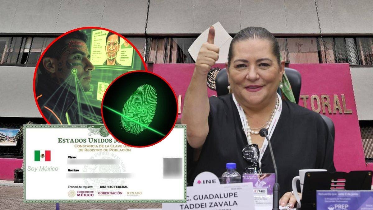 Guadalupe Taddei aclara que el INE no entregará el Padrón Electoral al gobierno federal; la credencial para votar y la CURP biométrica son documentos distintos y no se compartirán datos personales
