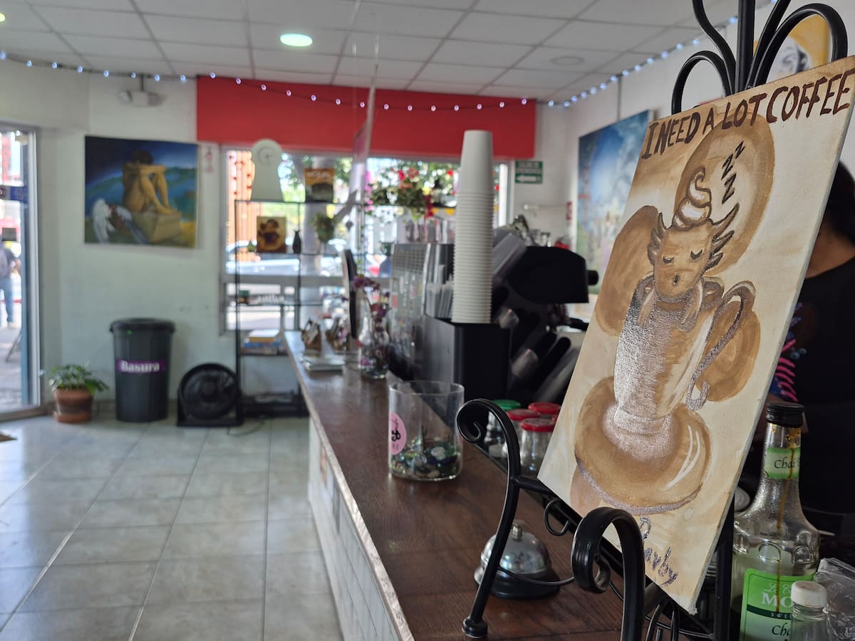 La coadministradora del espacio cultural Axolot Café expuso que la falta de apoyo en el consumo local y el asentimiento de franquicias han desplazado emprendimientos de este giro. Foto: Michelle Castillo