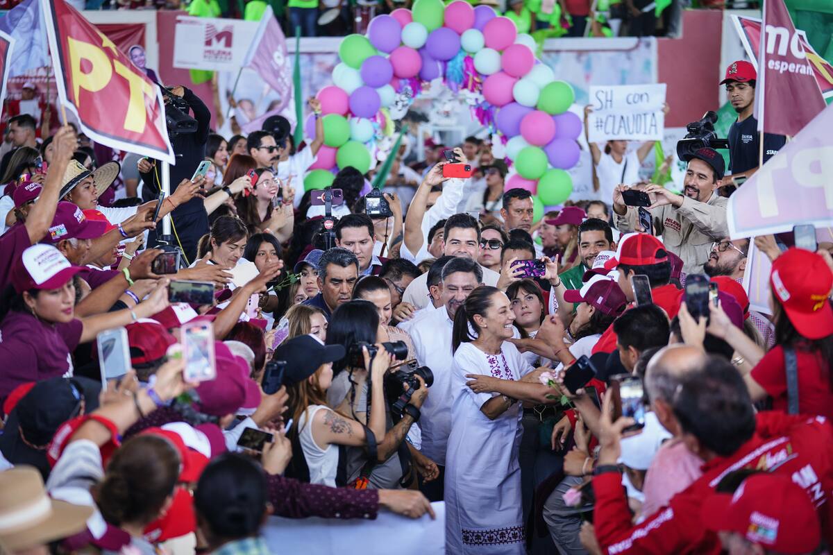 Claudia Sheinbaum cerrará su campaña en el Zócalo el 29 de mayo