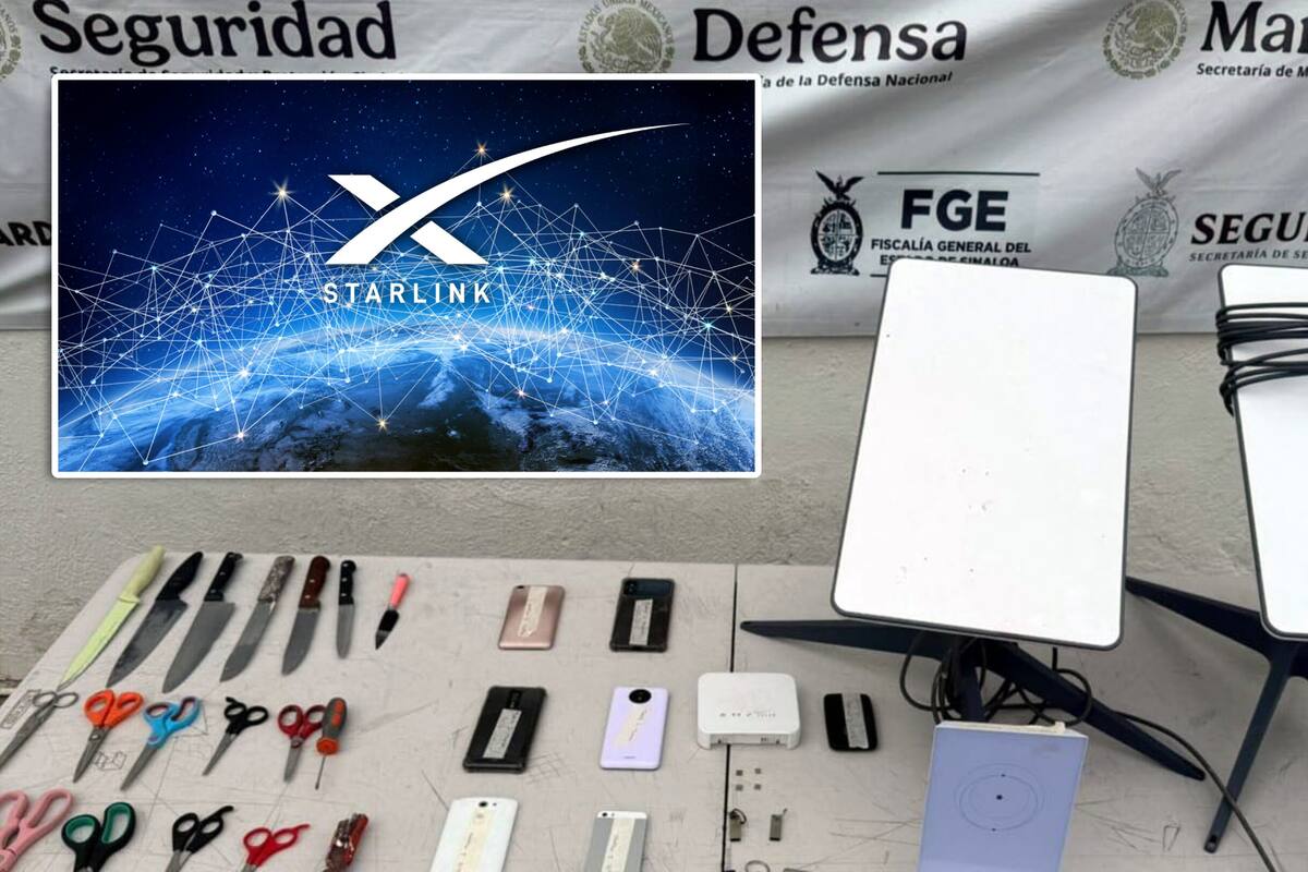Decomisan antenas de internet Starlink, de Elon Musk, en penal femenil de Sinaloa; las usan para coordinar extorsiones y comunicarse con grupos de crimen organizado