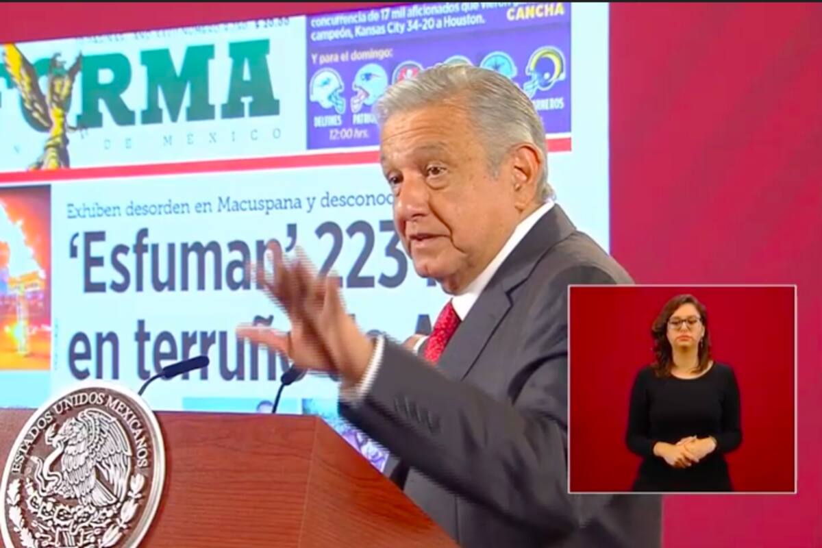Reforma es “un pasquín inmundo”, es “periodismo vil”, dice AMLO por nota sobre desvíos en Macuspana