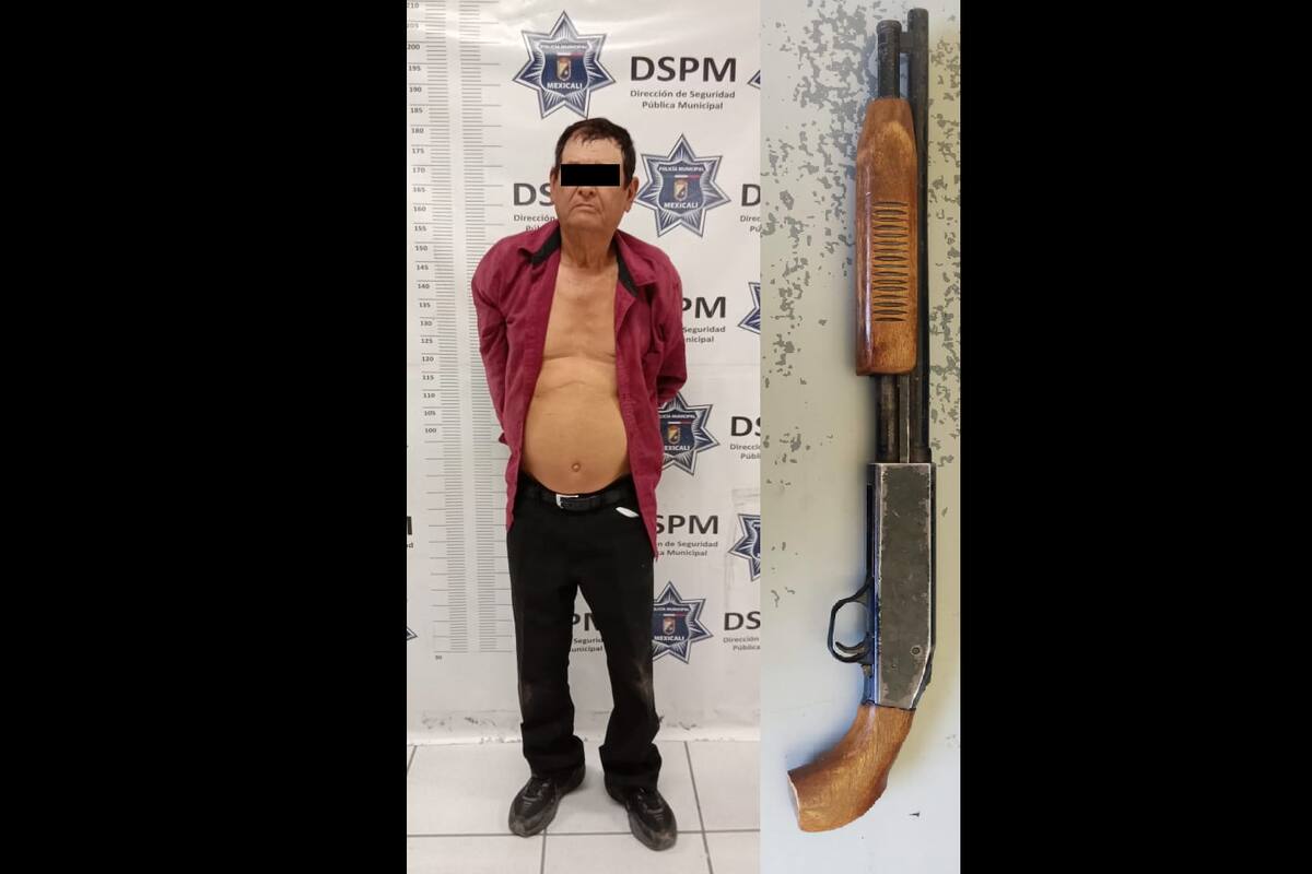 Detienen a hombre de 76 años por amenazar con una escopeta