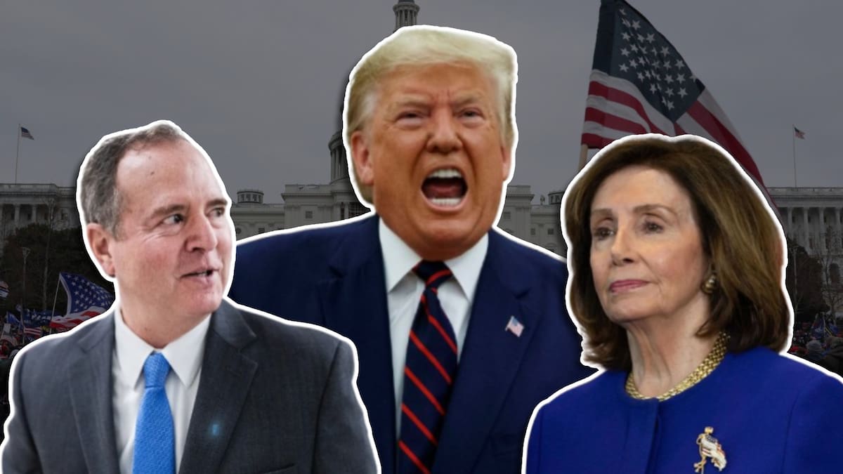 Trump arremete contra los Demócratas: Señala a Nancy Pelosi y Adam Schiff como amenazas a la democracia estadounidense