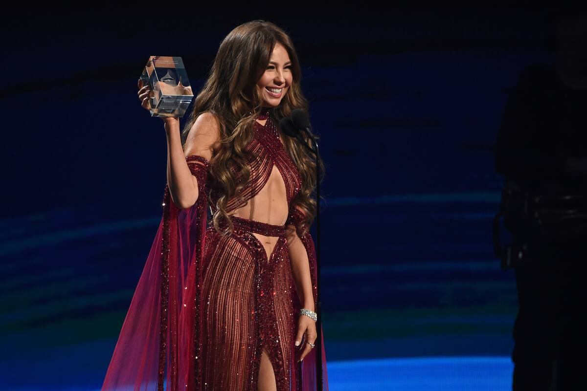 Thalía homenajeada en los Latin Grammy: "La música latina mueve al mundo"