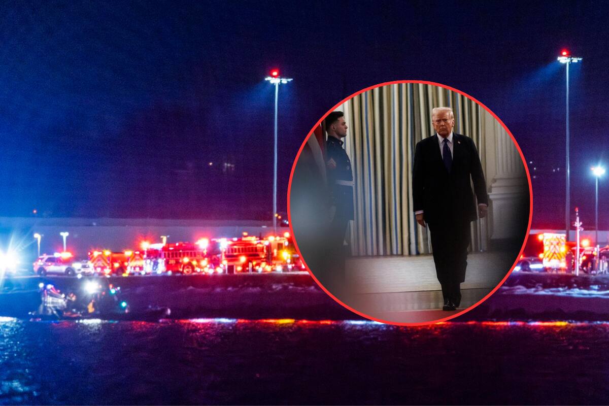 Incidente aéreo en Washington. | Crédito: Agencia EFE