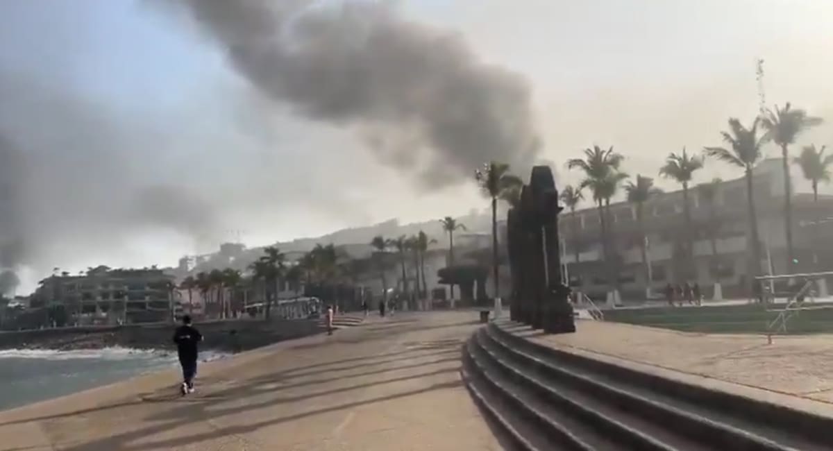 Así luce el Malecón de Puerto Vallarta. Foto: Janosik García @Janosikgarcia