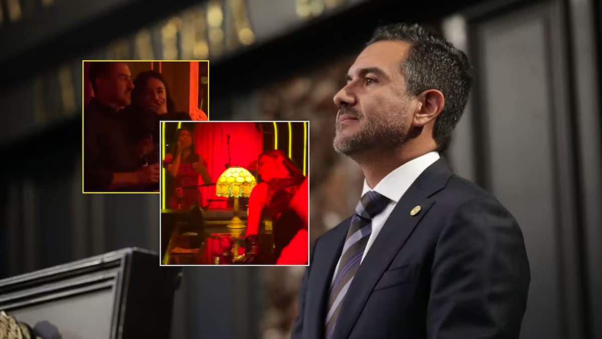 Captan a Miguel Ángel Yunes Márquez en cabaret. Foto: Especial