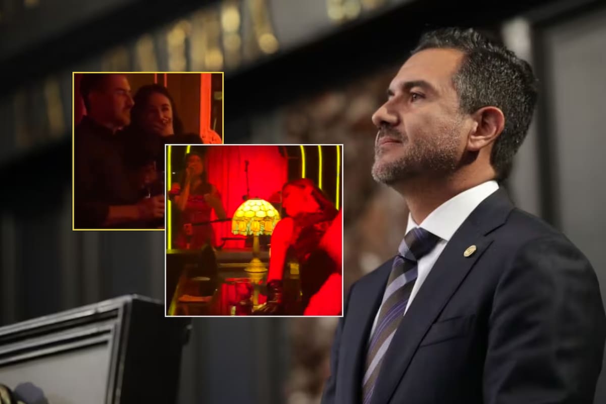 Miguel Ángel Yunes Márquez fue captado en VIDEO con una mujer en cabaret; no acudió a sesión en el Senado