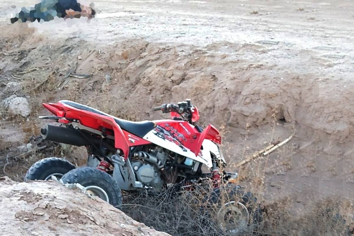 Muere en Laguna México tras volcadura de cuatrimoto