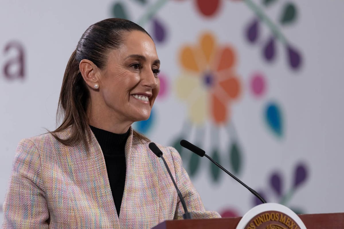 La presidenta Claudia Sheinbaum en su 'Conferencia del Pueblo' del 29 de julio del 2025. | Crédito: Presidencia