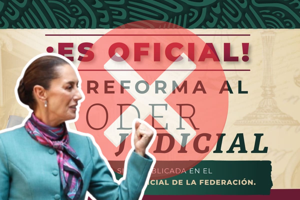 Una jueza ordena a Sheinbaum eliminar la reforma judicial de DOF y amenaza con prisión