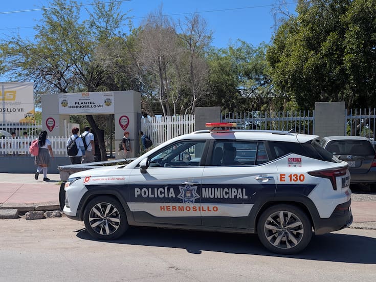 Policía refuerza vigilancia en escuelas de Hermosillo por riñas y mensajes amenazantes
