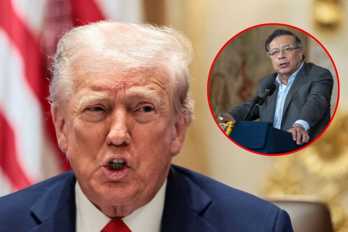 Donald Trump llama a Gustavo Petro “un líder del narcotráfico” y anuncia el cese de pagos y subsidios para Colombia