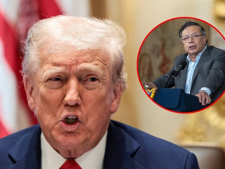 Donald Trump llama a Gustavo Petro “un líder del narcotráfico” y anuncia el cese de pagos y subsidios para Colombia