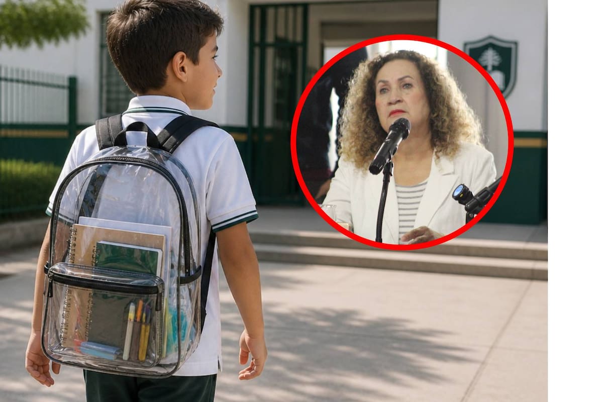 Uso de mochila transparente depende de cada plantel: Secretaría de Educación