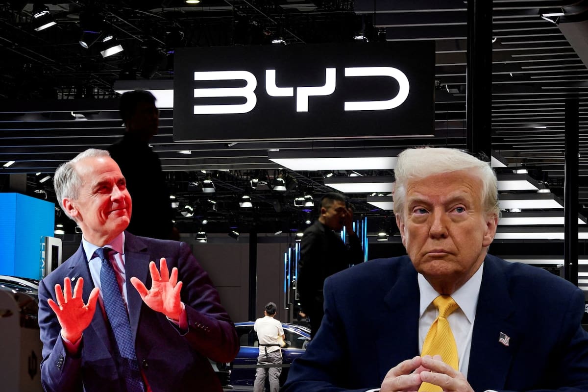 Mientras Donald Trump advirtió que los autos chinos enfrentarían “aranceles del 100% o incluso del 200%” para proteger la industria estadounidense, Canadá redujo al 6% los impuestos a su importación y permitirá la entrada de hasta 49 mil vehículos eléctricos al año de BYD, Chery y Geely